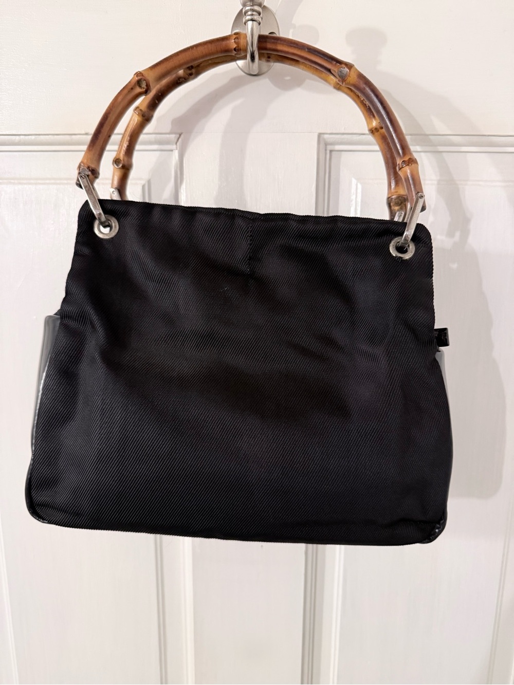 Gucci Black Bamboo-Handle Women’s Handbag